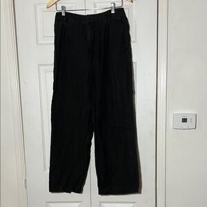 Jenni Kayne Black Linen Pant Women’s 4